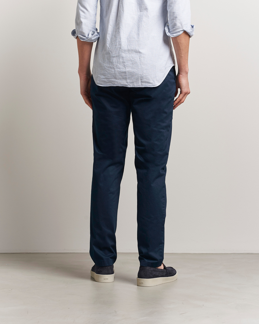 Herre | Bukser | J.Lindeberg | Ched Cloud Satin Pants Navy