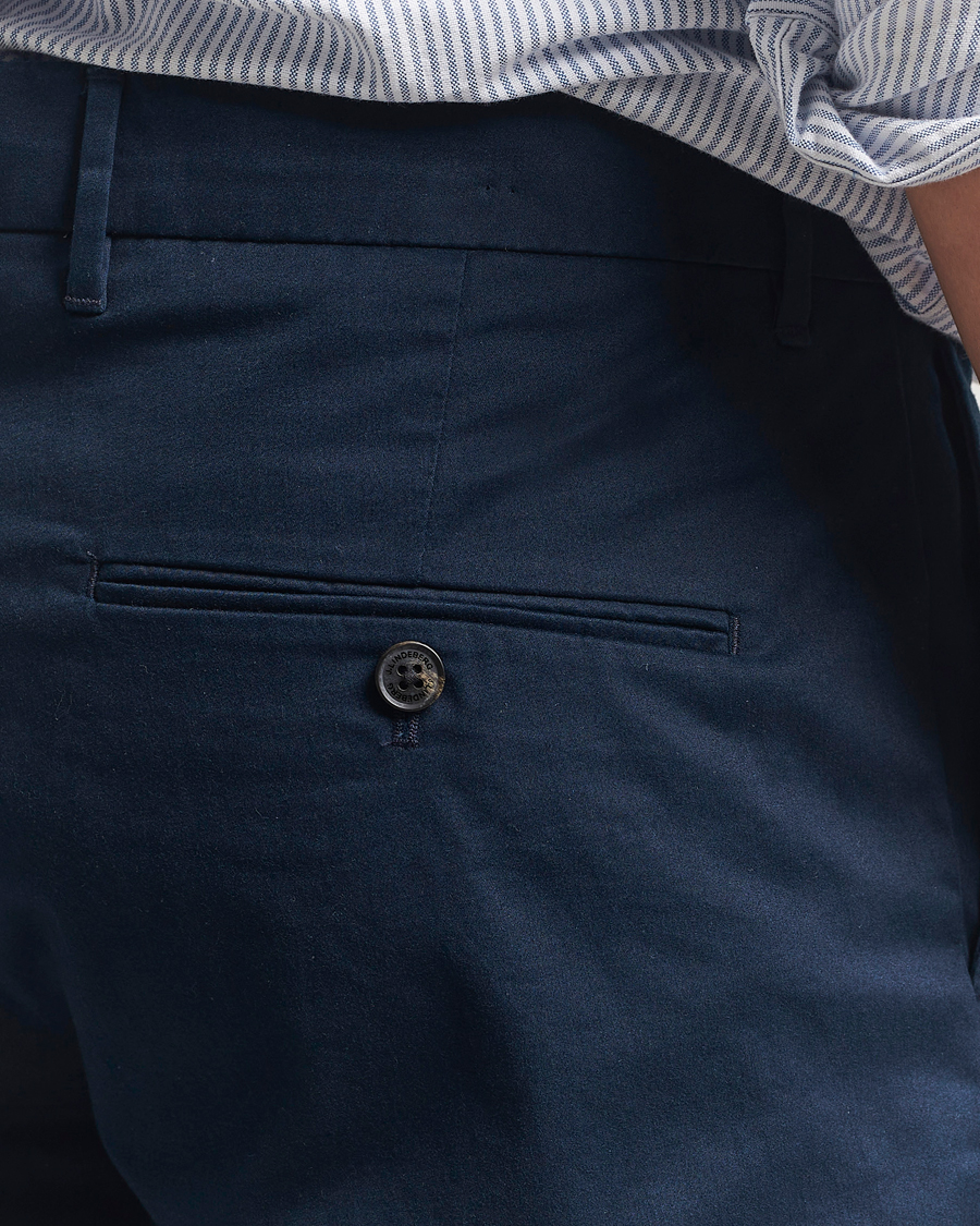 Herre | Bukser | J.Lindeberg | Ched Cloud Satin Pants Navy