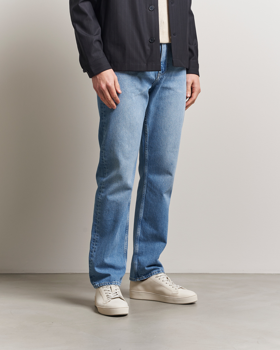 Herre | Jeans | J.Lindeberg | Cody Washed Reg Jeans Light Blue