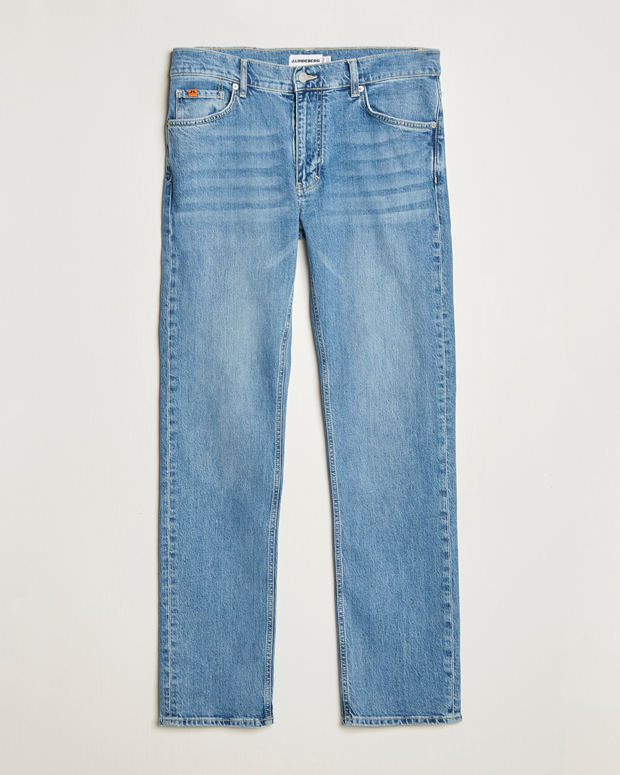 Herre | Jeans | J.Lindeberg | Jax Light Wash Slim Jeans Light Blue