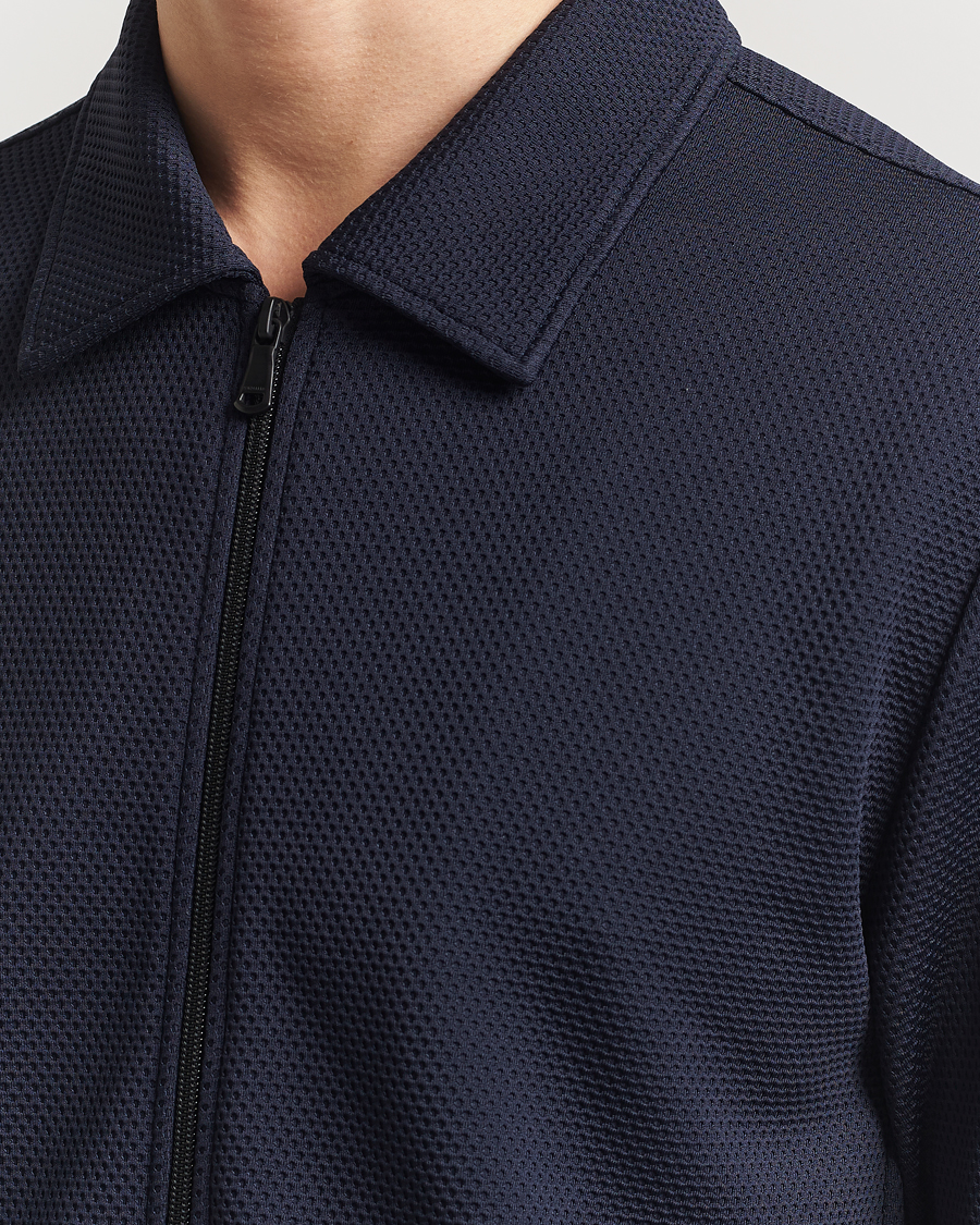 Herre | Gensere | J.Lindeberg | Lansa Jersey Zip Jacket Navy