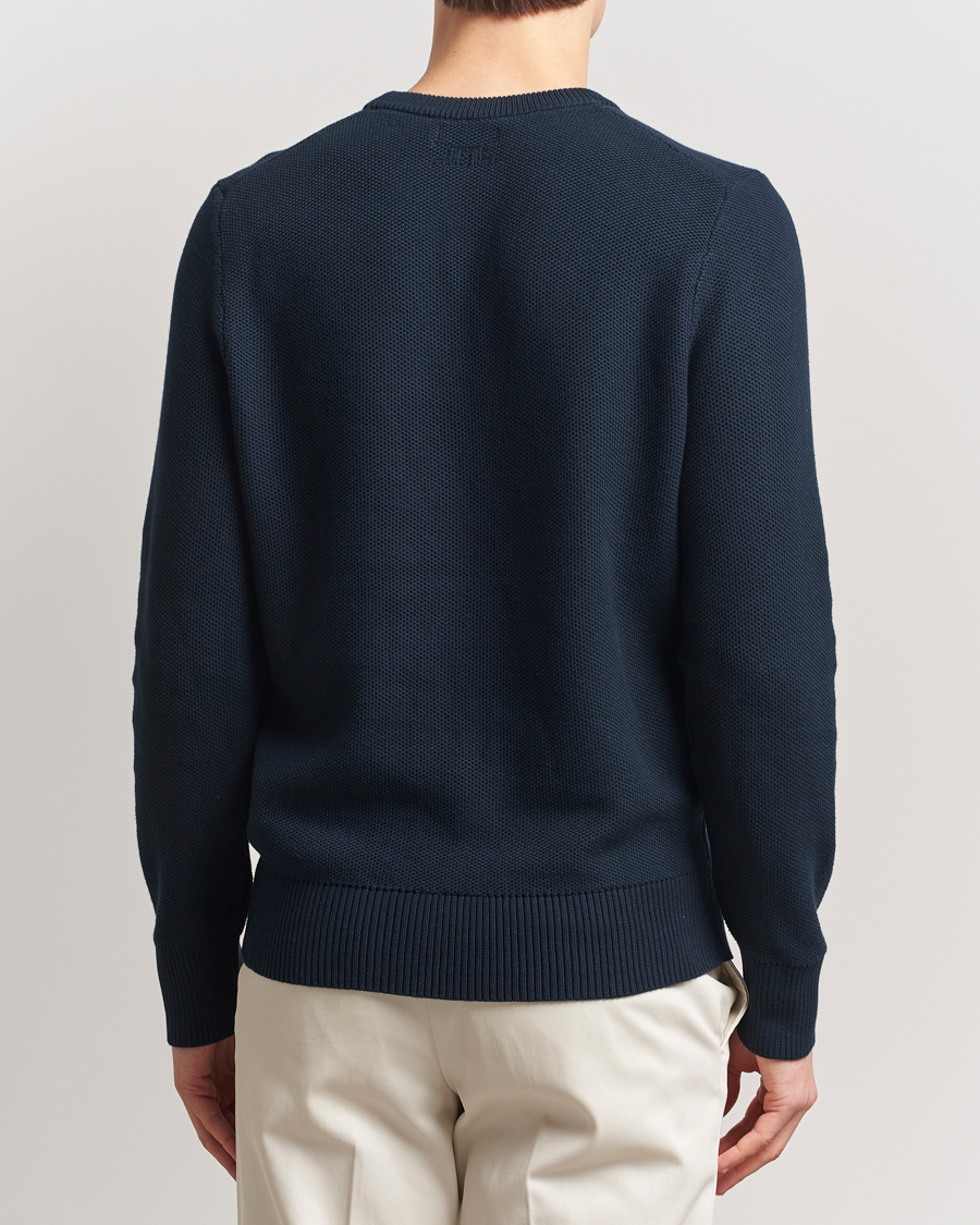 Herre | Gensere | J.Lindeberg | Arthur Organic Cotton Knit Navy