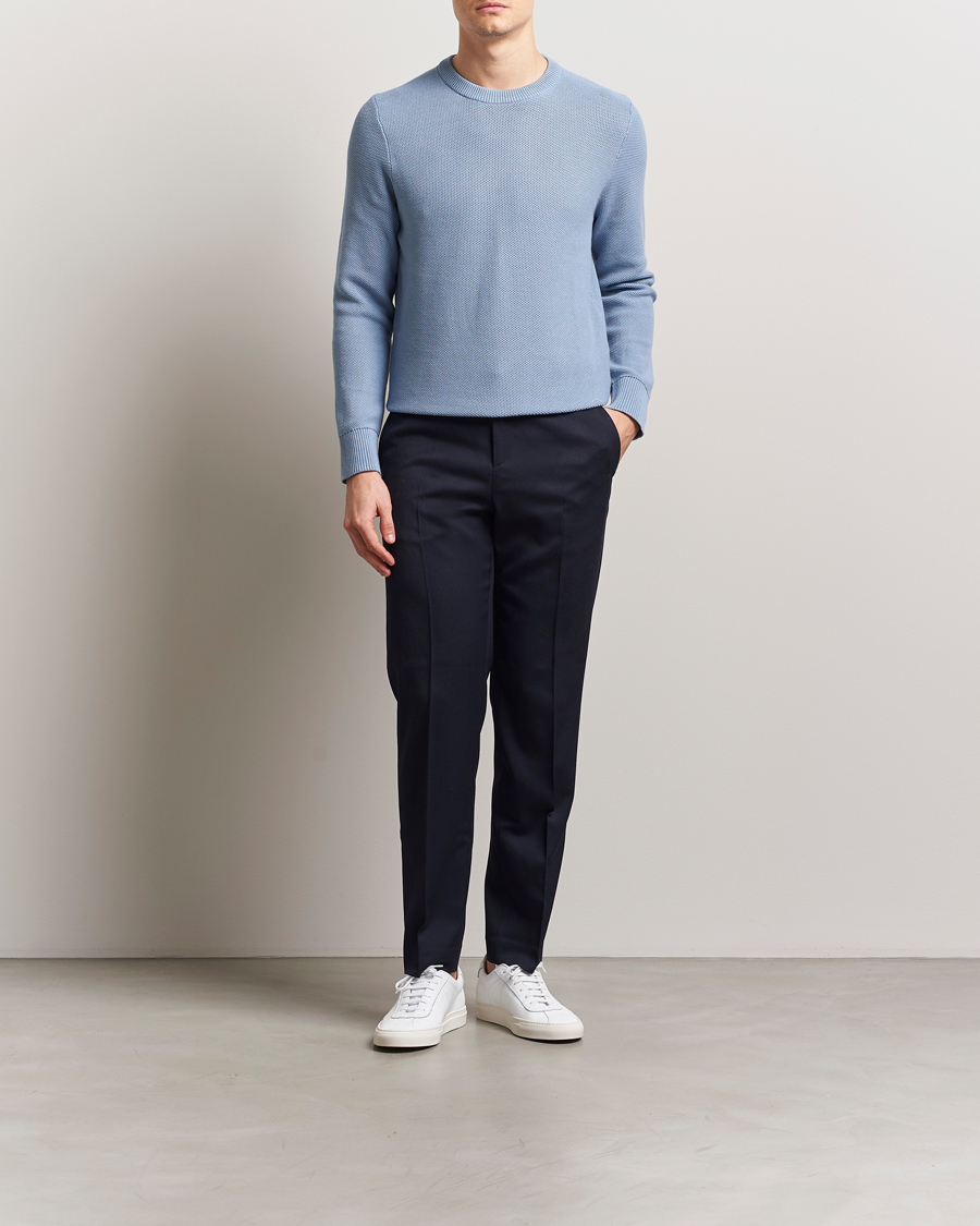 Herre | Gensere | J.Lindeberg | Arthur Organic Cotton Knit Rain Washed