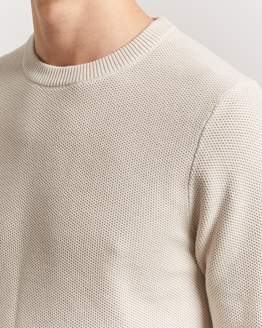 Herre | Gensere | J.Lindeberg | Arthur Organic Cotton Knit Moonbeam