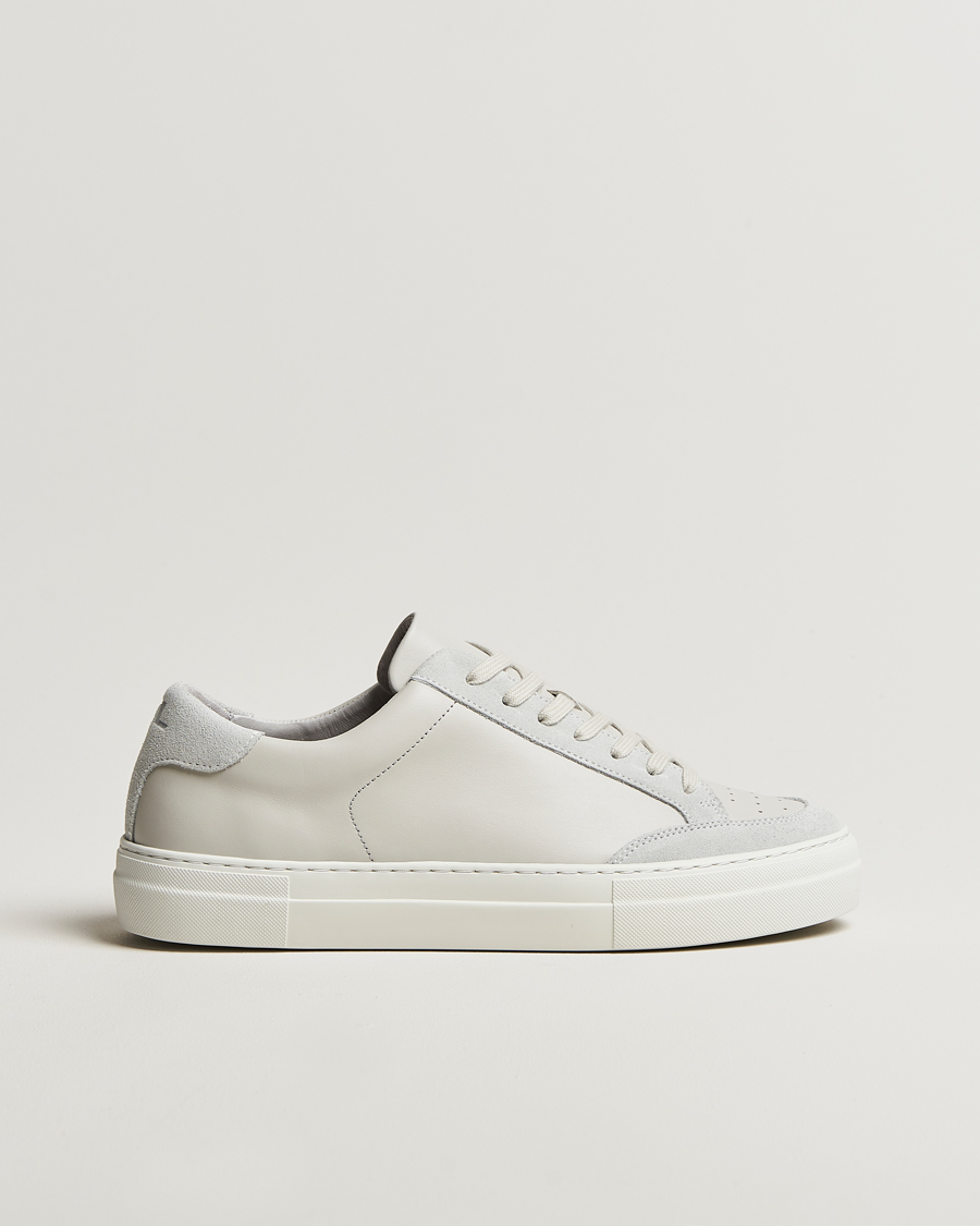 Herre | Sneakers | J.Lindeberg | Art Signature Leather Sneaker Light Grey