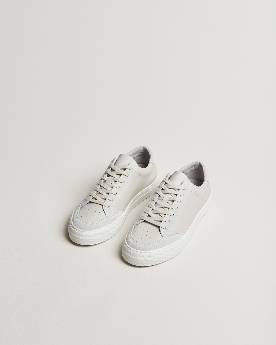 Herre | Sneakers | J.Lindeberg | Art Signature Leather Sneaker Light Grey