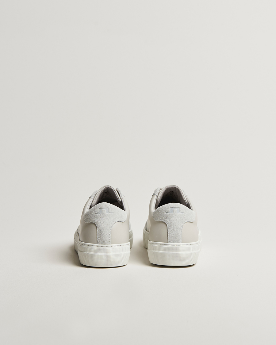 Herre | Sneakers | J.Lindeberg | Art Signature Leather Sneaker Light Grey