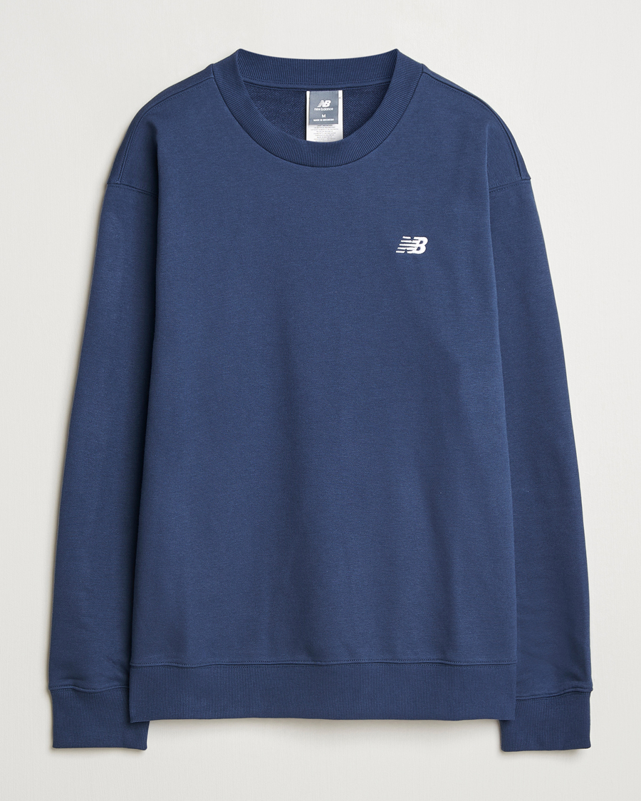 Herre | Gensere | New Balance | Essentials French Terry Sweatshirt Navy