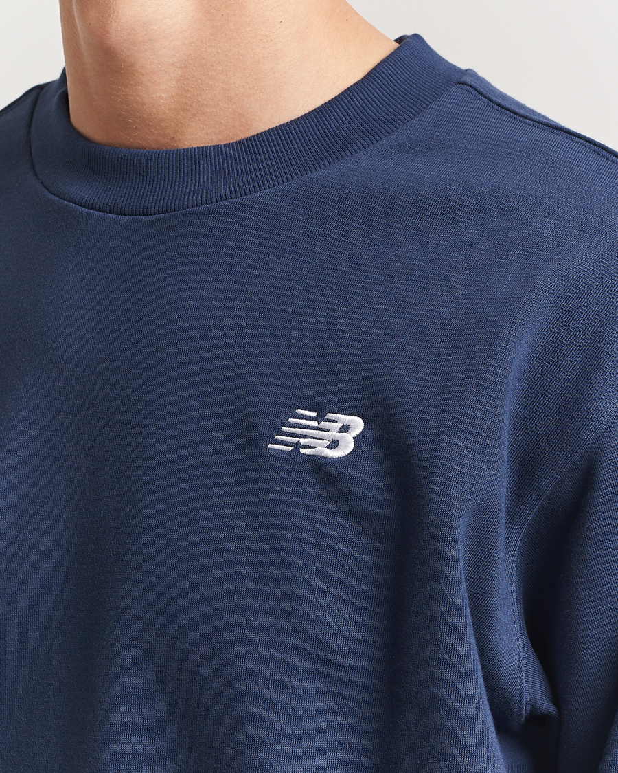 Herre | Gensere | New Balance | Essentials French Terry Sweatshirt Navy