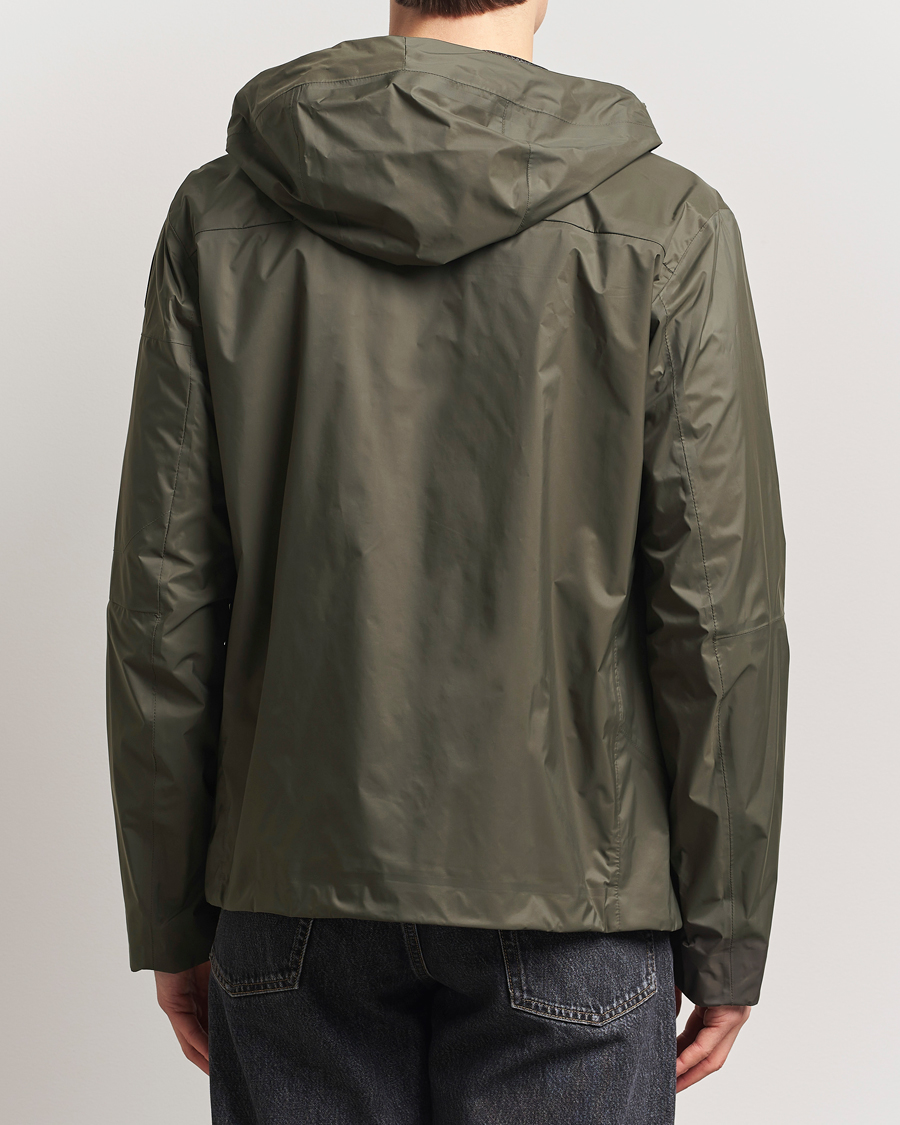 Herre | Jakker | Parajumpers | Aso Rain Hooded Jacket Dark Mud
