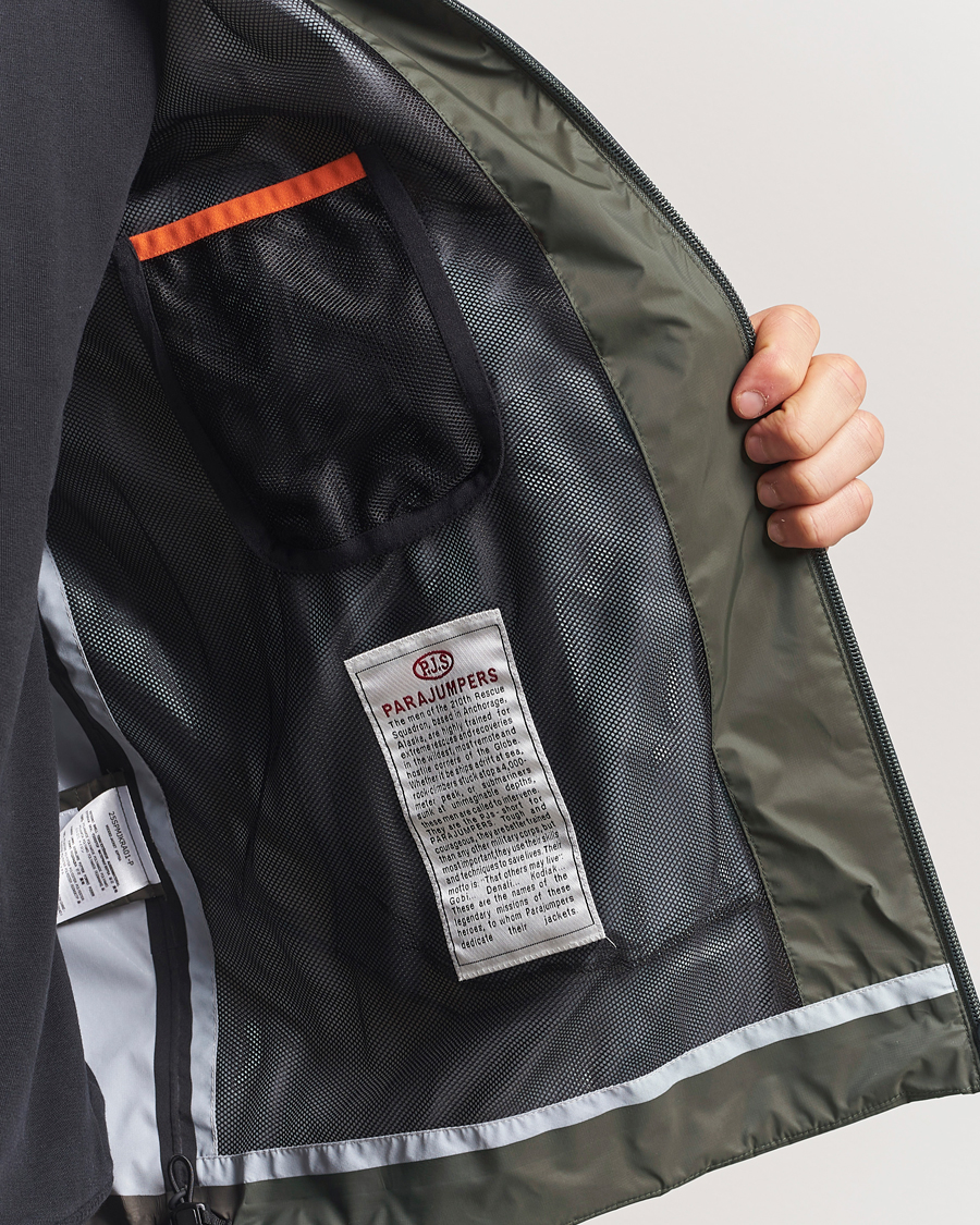 Herre | Jakker | Parajumpers | Aso Rain Hooded Jacket Dark Mud