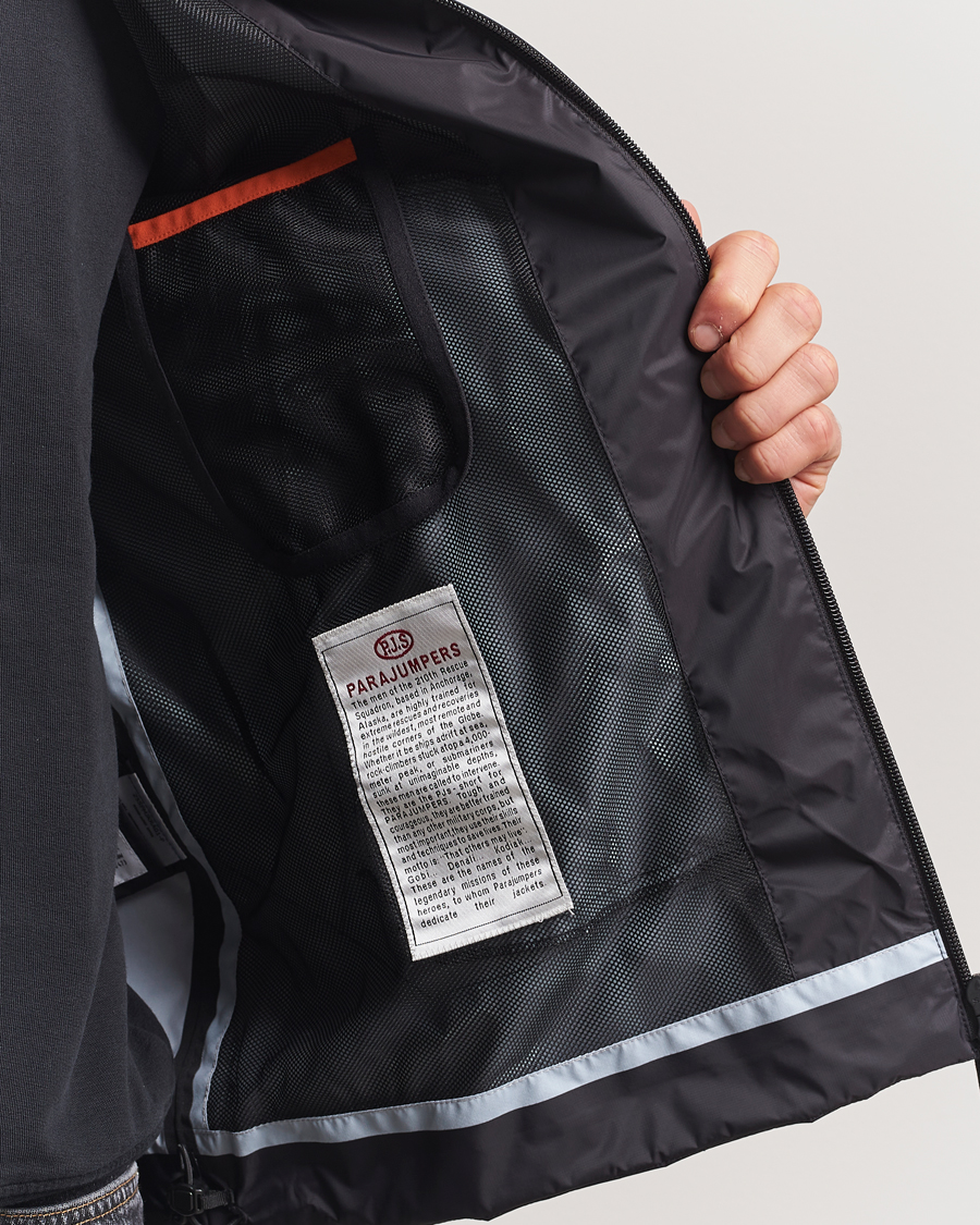 Herre | Jakker | Parajumpers | Aso Rain Hooded Jacket Black