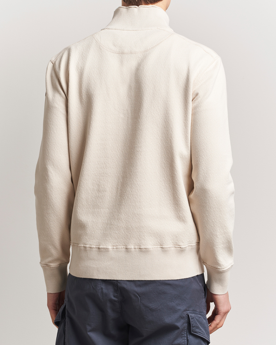 Herre | Gensere | Parajumpers | Lenard Groundfield Half Zip Antique White