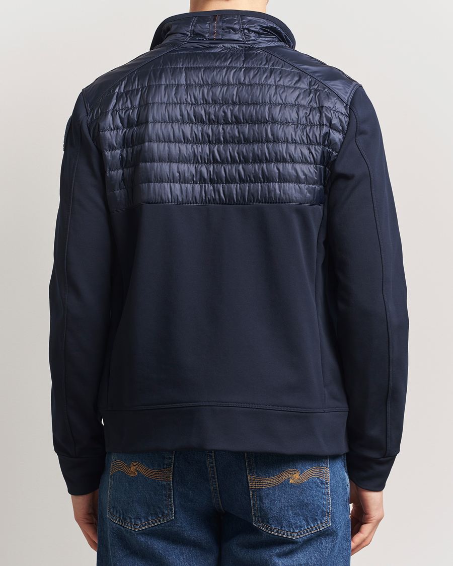 Herre | Jakker | Parajumpers | London Hybrid Fleece Jacket Blue Navy