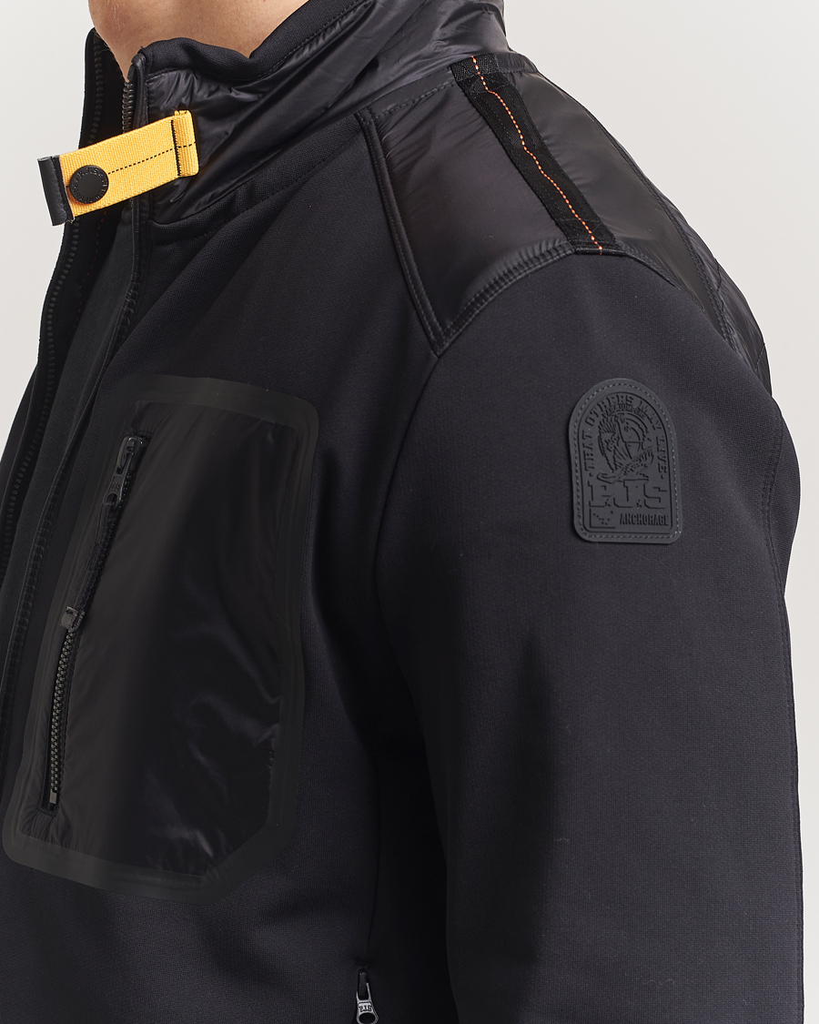 Herre | Jakker | Parajumpers | London Hybrid Fleece Jacket Black