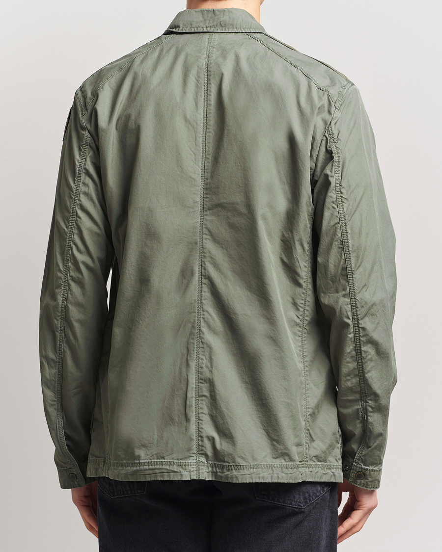 Herre | Jakker | Parajumpers | Oswin Havana Cloth Shirt Jacket Thyme Green