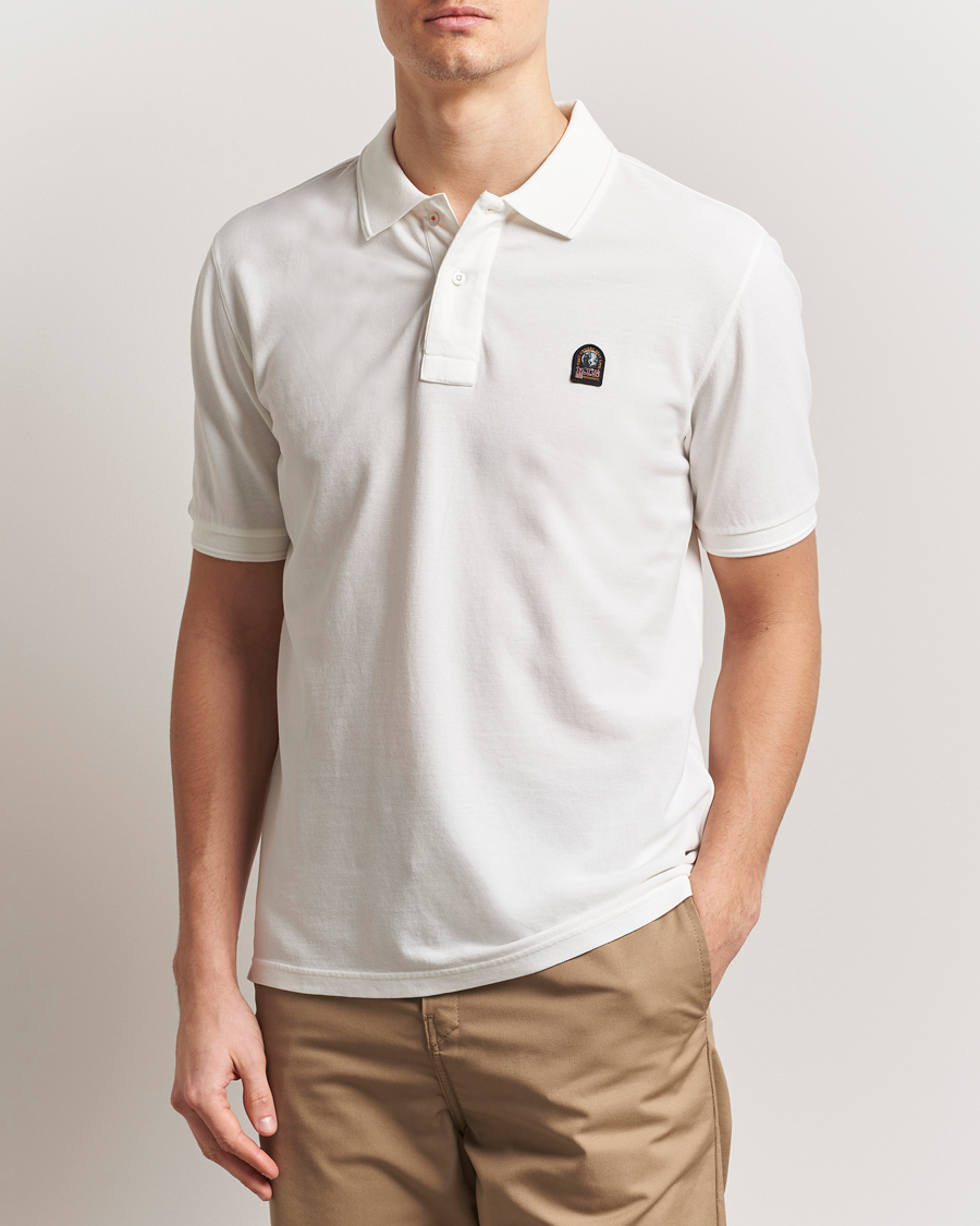 Herre | Pikéer | Parajumpers | Patch Polo White
