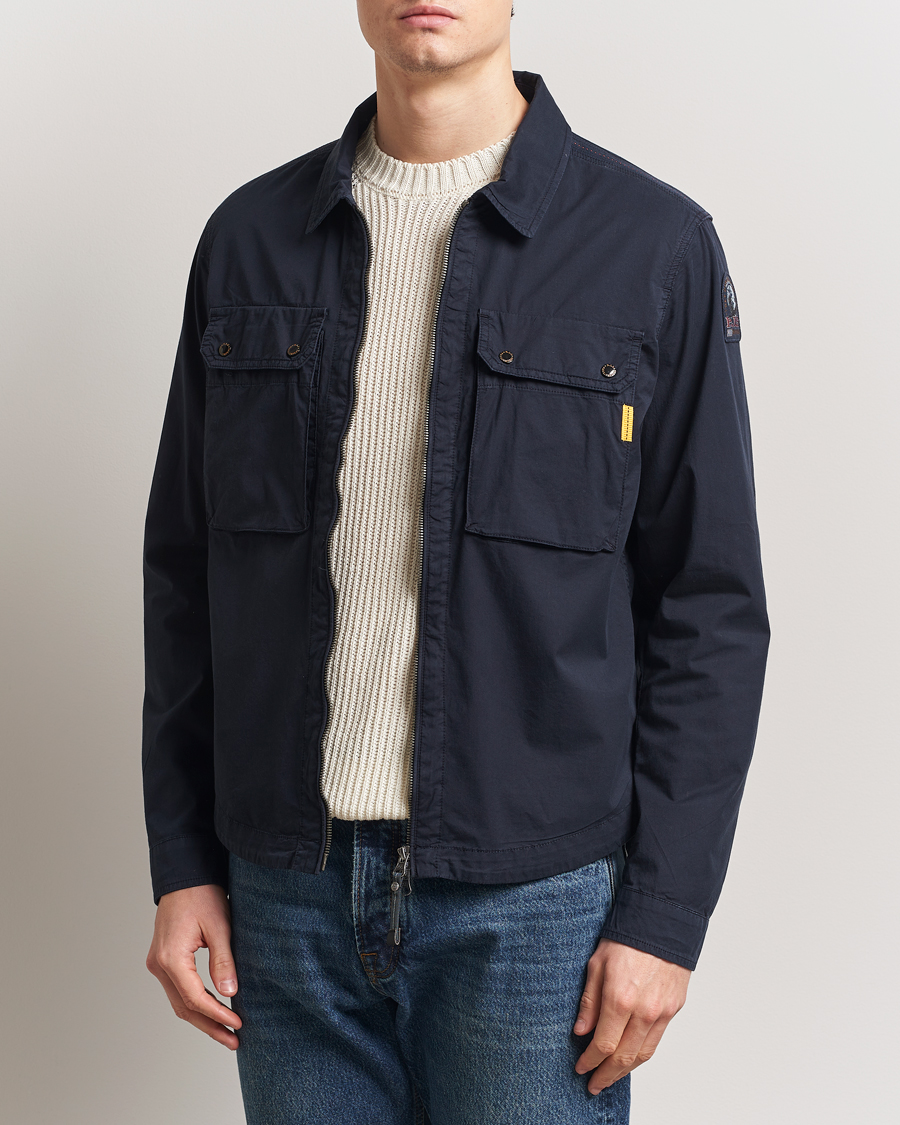 Herre | Skjorter | Parajumpers | Tel Claimer Overshirt Blue Navy