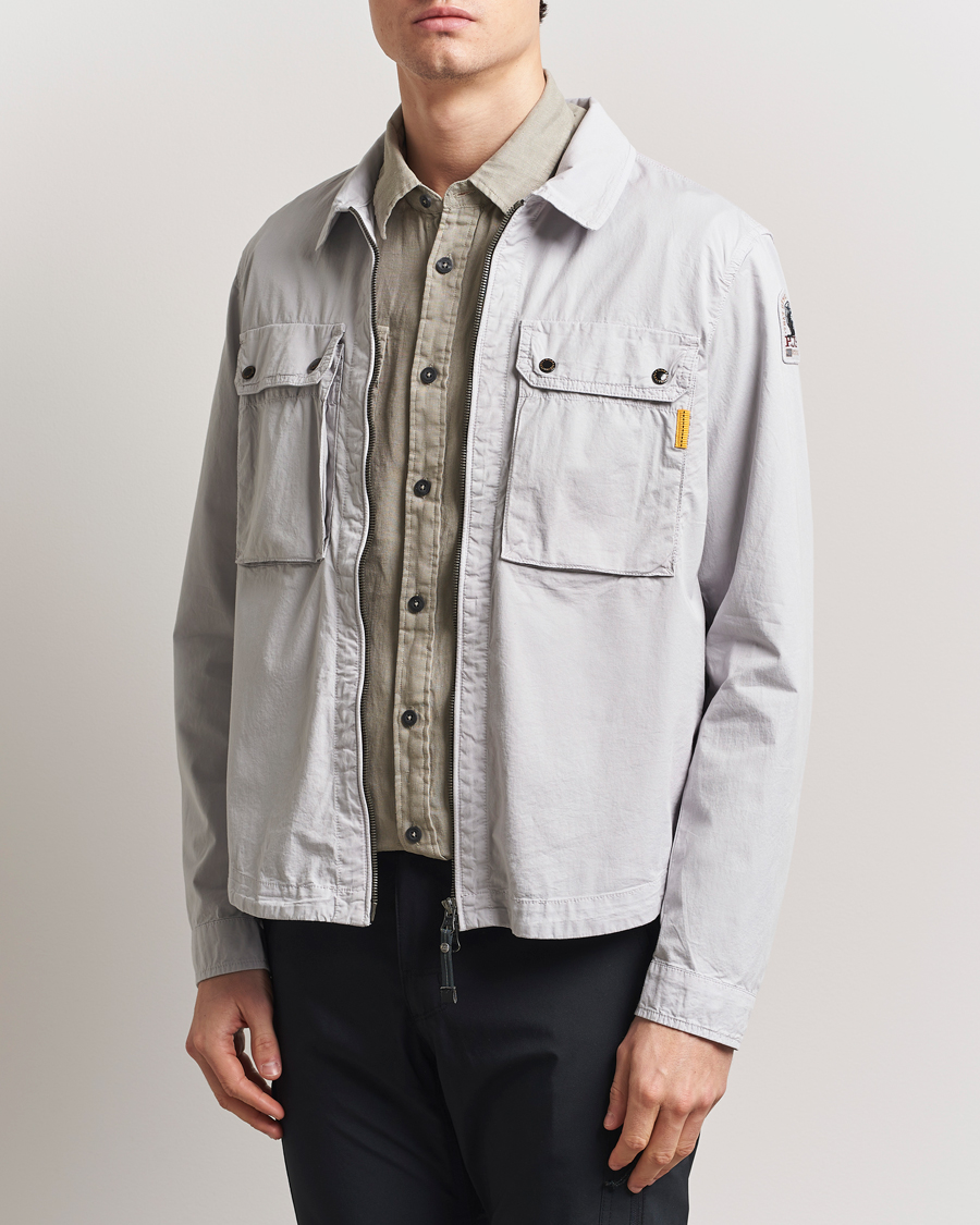 Herre | Skjorter | Parajumpers | Tel Claimer Overshirt Ghiaccio