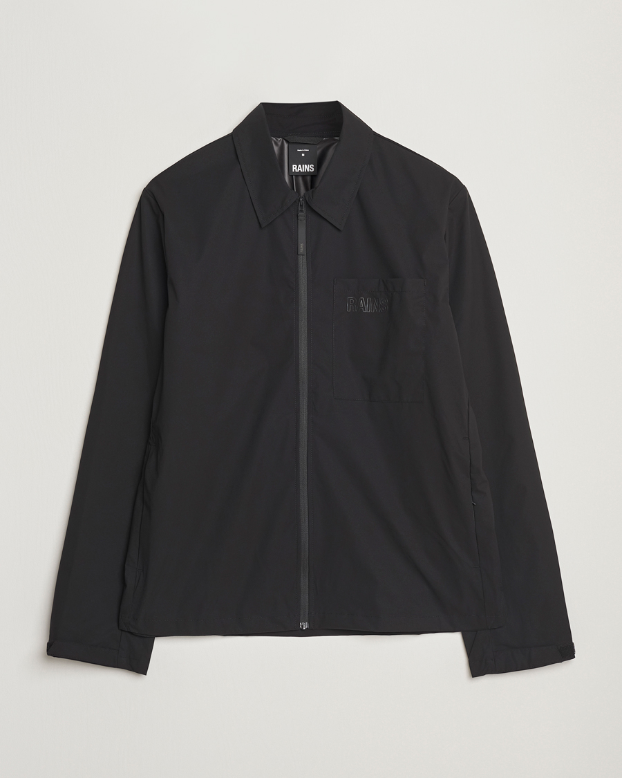 Herre | Skjorter | RAINS | Mito Lightweight Overshirt Black