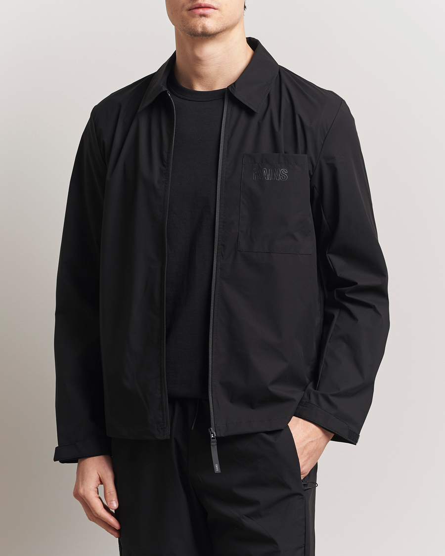 Herre | Skjorter | RAINS | Mito Lightweight Overshirt Black