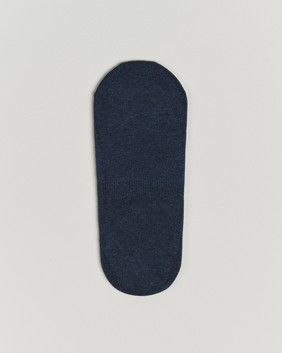 Herre | Undertøy | Falke | Casual High Cut Sneaker Socks Navy Melange