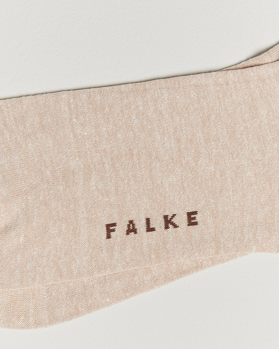 Herre | Undertøy | Falke | Panama Linen/Cotton Sock Creme