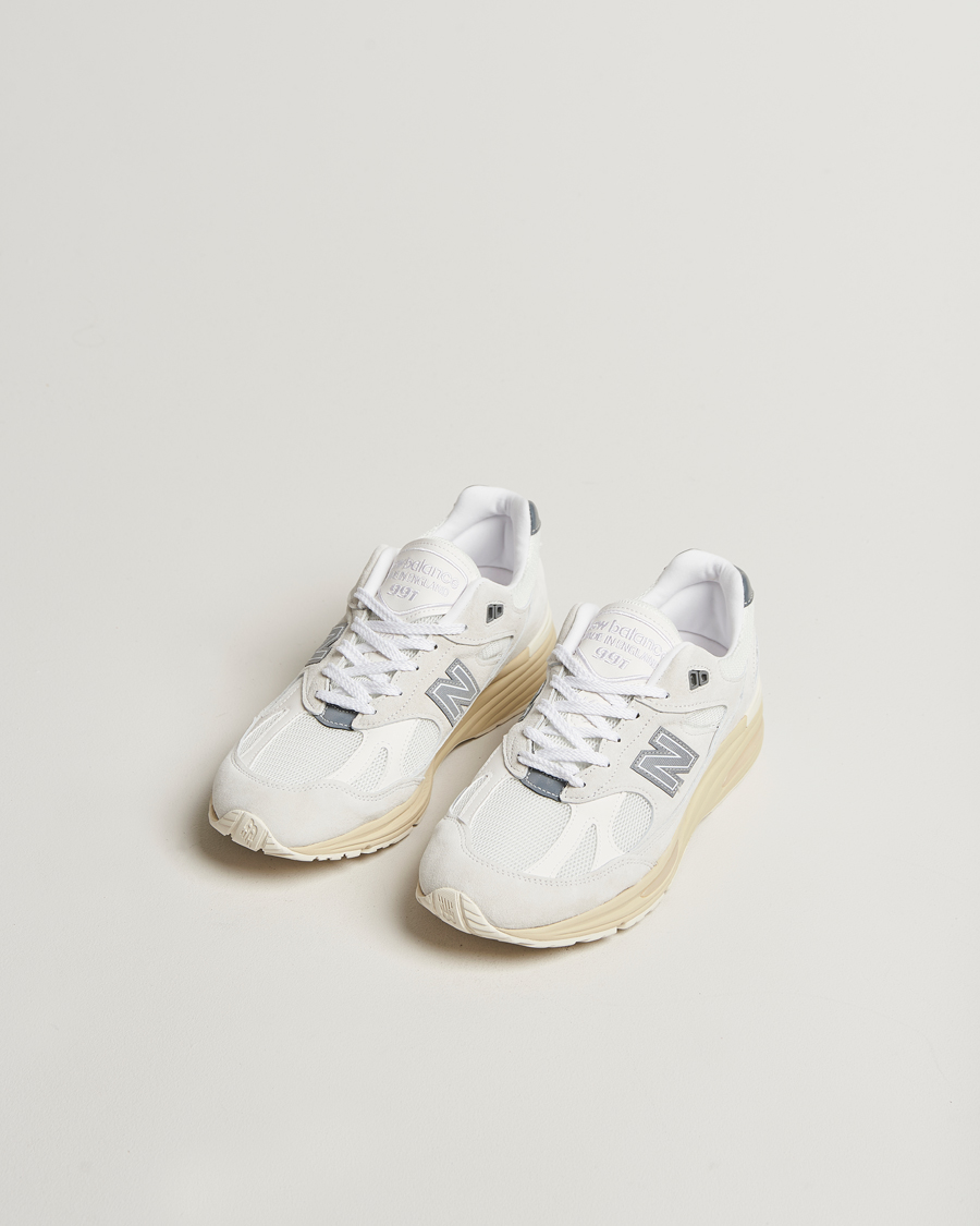 Herre | Sneakers | New Balance Made In US & UK | New Balance Made in UK 991v2 Sneakers White