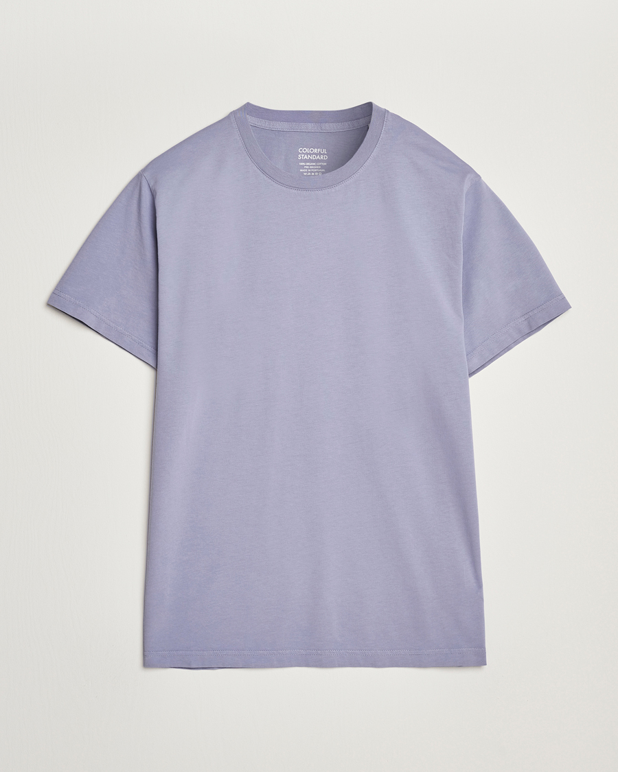 Herre | T-Shirts | Colorful Standard | Classic Organic T-Shirt Purple Jade