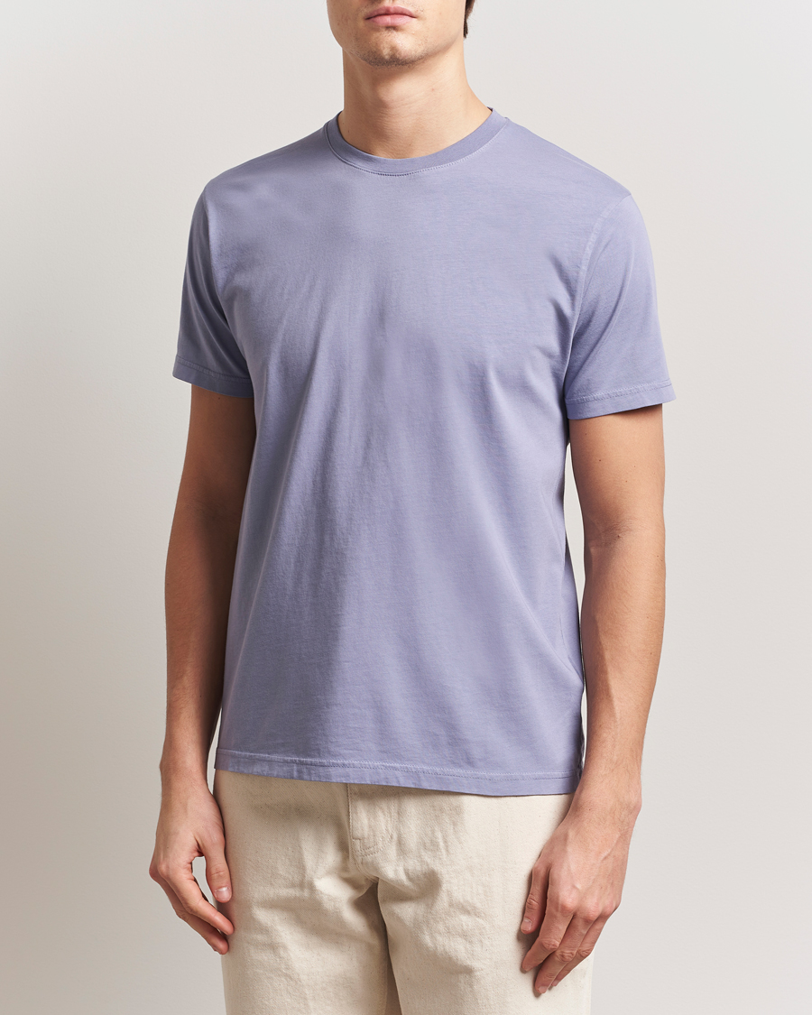 Herre | T-Shirts | Colorful Standard | Classic Organic T-Shirt Purple Jade
