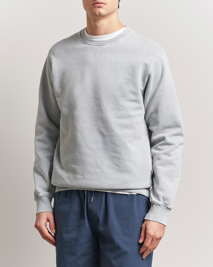 Herre | Gensere | Colorful Standard | Classic Organic Crew Neck Sweat Faded Grey