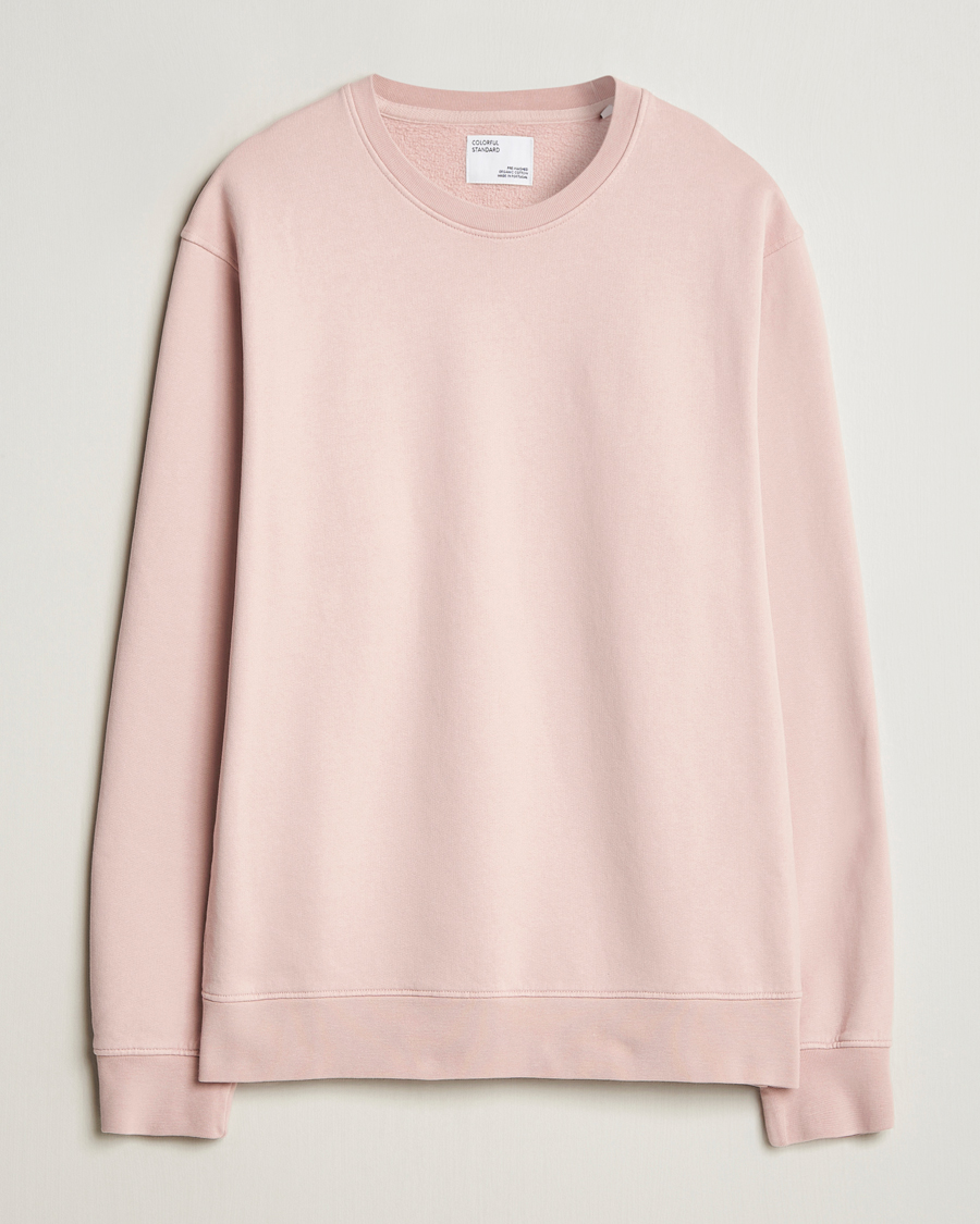 Herre | Gensere | Colorful Standard | Classic Organic Crew Neck Sweat Faded Pink
