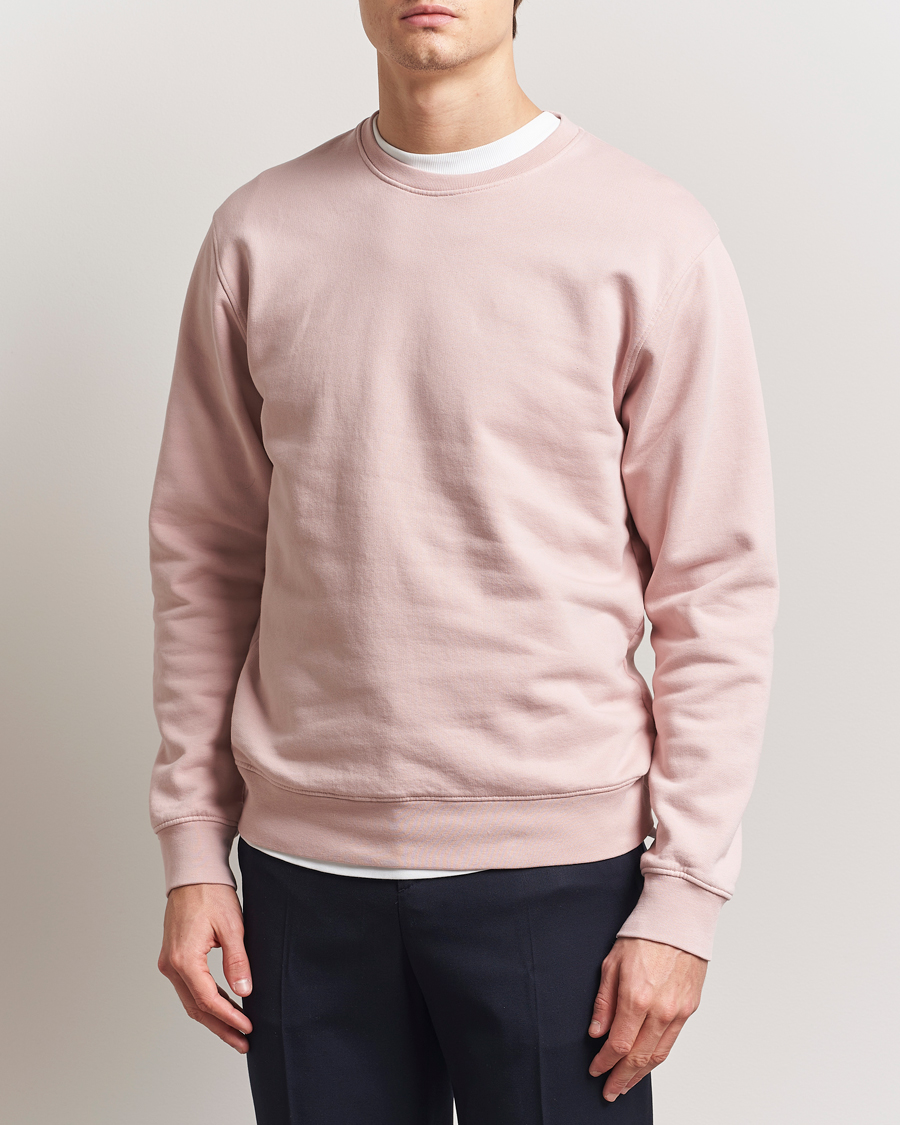 Herre | Gensere | Colorful Standard | Classic Organic Crew Neck Sweat Faded Pink