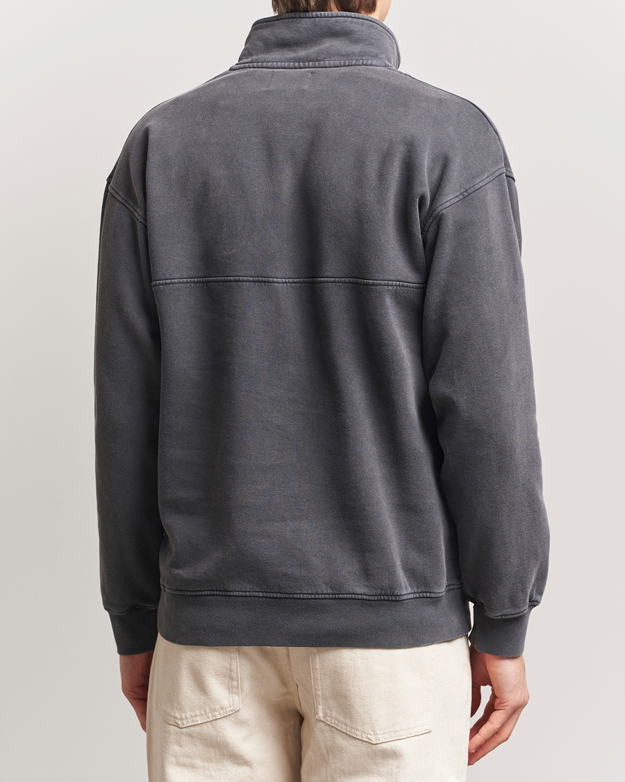 Herre | Gensere | Colorful Standard | Classic Organic Half-Zip Faded Black