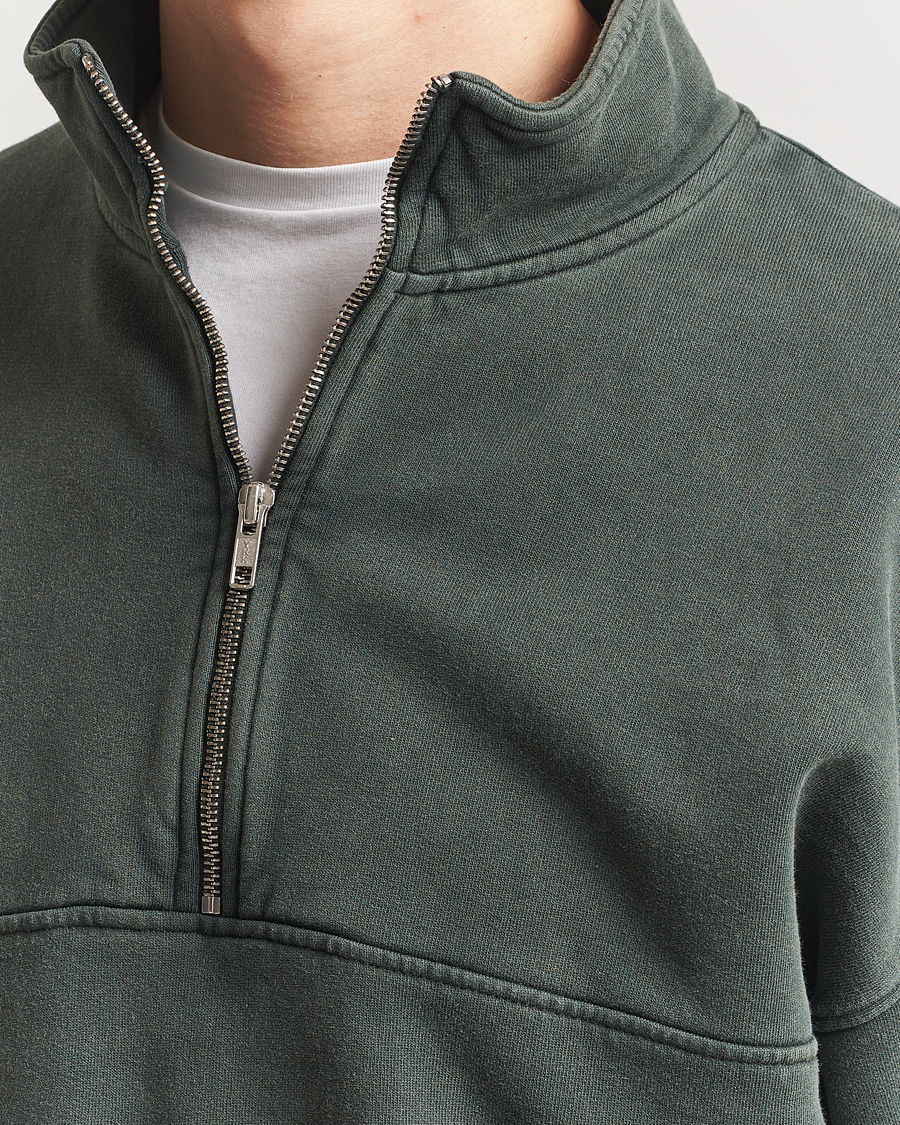 Herre | Gensere | Colorful Standard | Classic Organic Half-Zip Midnight Forest