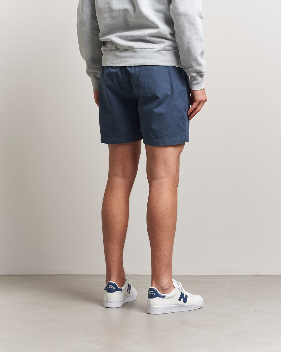 Herre | Shorts | Colorful Standard | Classic Organic Twill Drawstring Shorts Petrol Blue