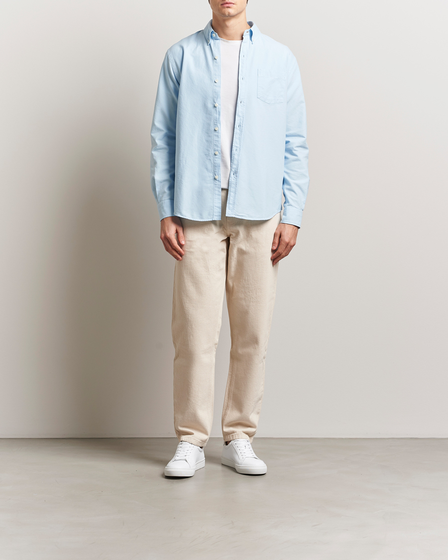 Herre | Skjorter | Colorful Standard | Classic Organic Oxford Button Down Shirt Polar Blue