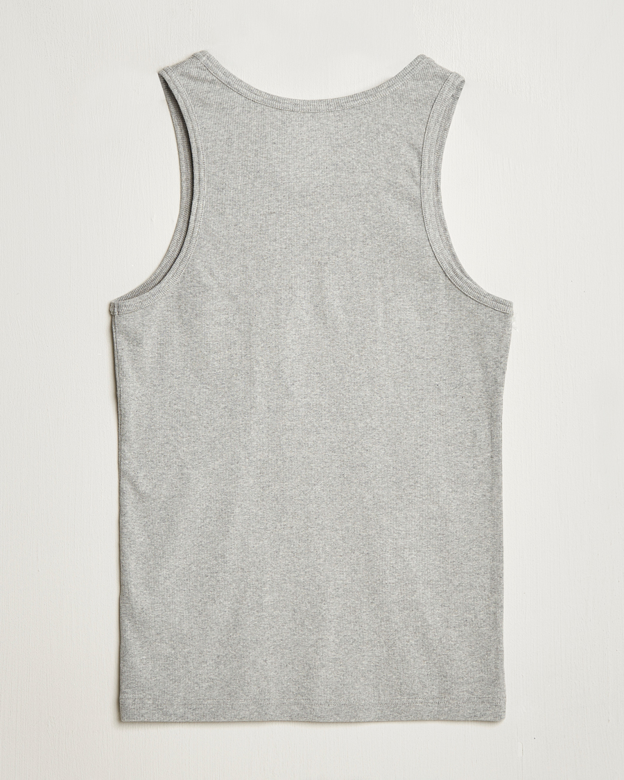 Herre | T-Shirts | Colorful Standard | Organic Rib Tank Top Heather Grey