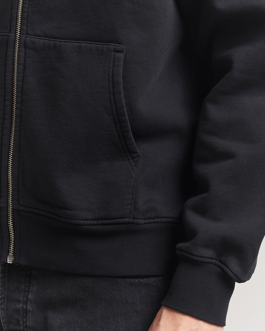 Herre | Gensere | Colorful Standard | Organic Full Zip Hoodie Deep Black