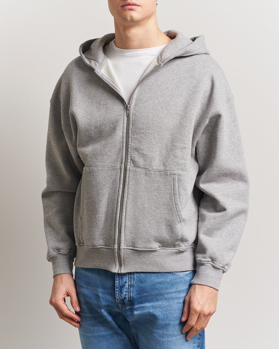 Herre | Gensere | Colorful Standard | Organic Full Zip Hoodie Heather Grey