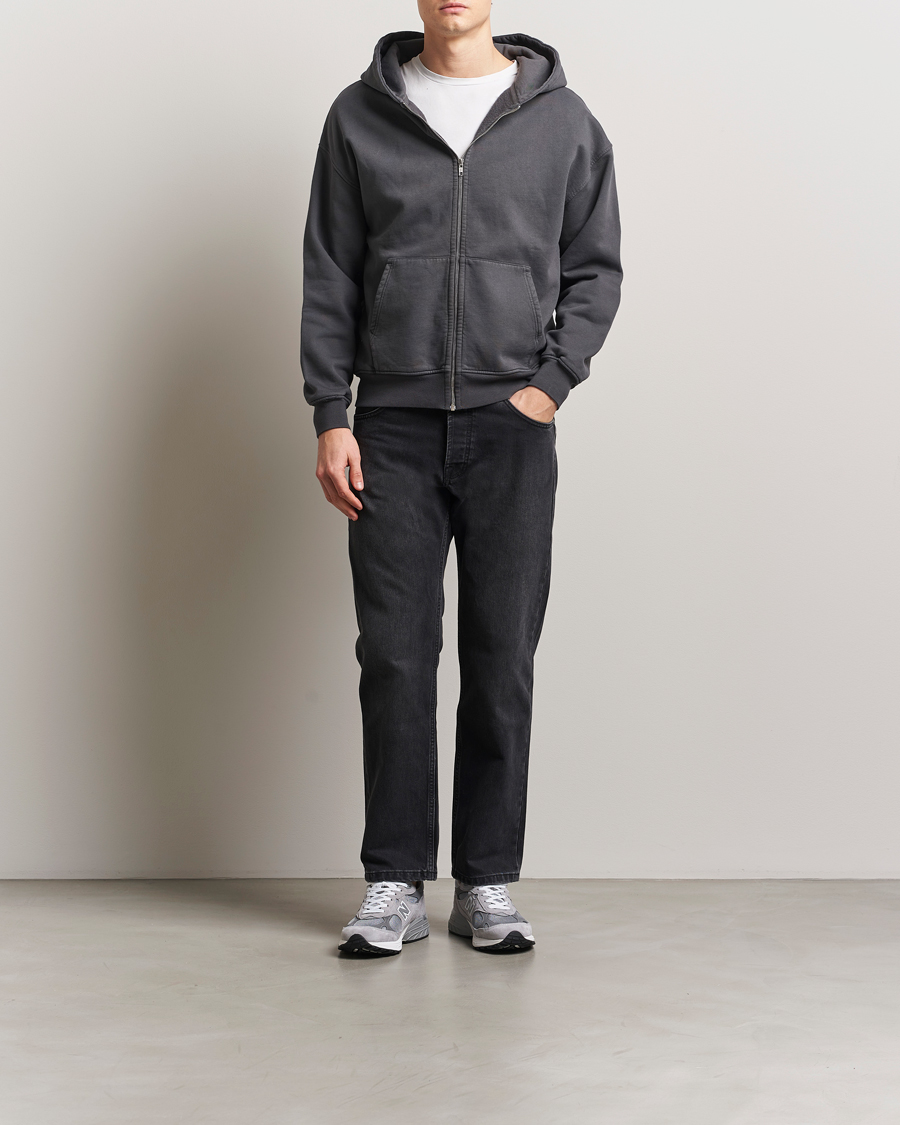 Herre | Gensere | Colorful Standard | Organic Full Zip Hoodie Lava Grey