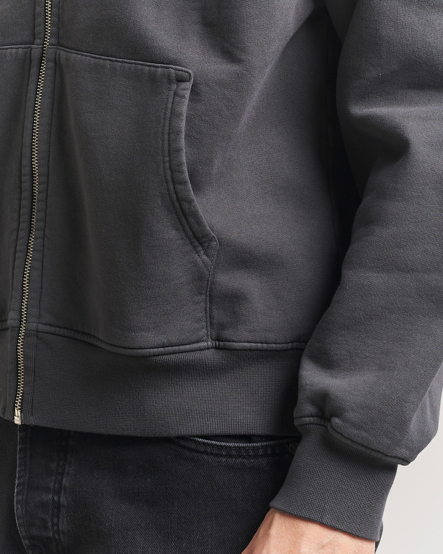Herre | Gensere | Colorful Standard | Organic Full Zip Hoodie Lava Grey