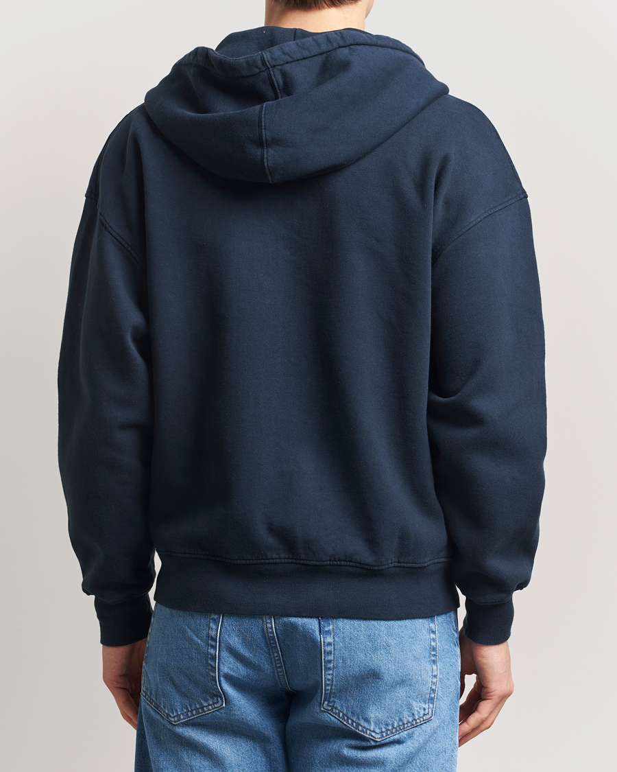 Herre | Gensere | Colorful Standard | Classic Organic Full Zip Hoodie Navy Blue