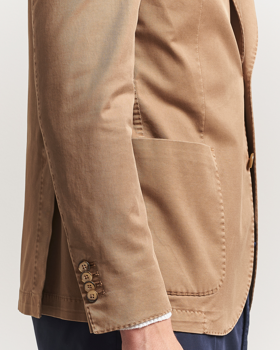 Herre | Dressjakker | L.B.M. 1911 | Jack Regular Fit Cotton Stretch Blazer Taupe