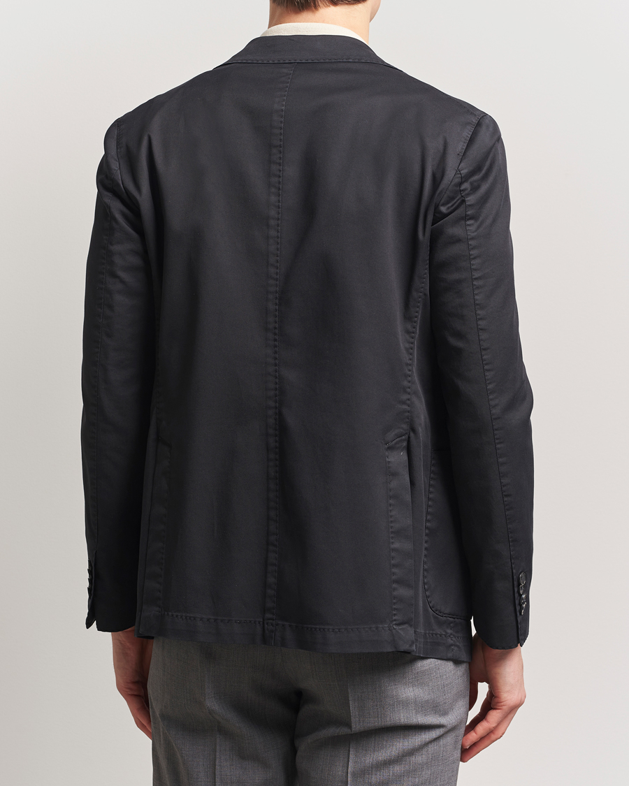 Herre | Dressjakker | L.B.M. 1911 | Jack Regular Fit Cotton Stretch Blazer Black