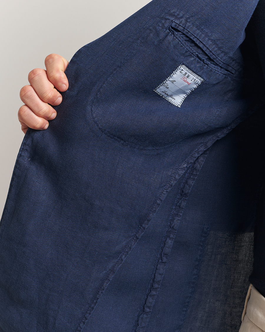 Herre | Dressjakker | L.B.M. 1911 | Jack Regular Fit Linen Blazer Navy