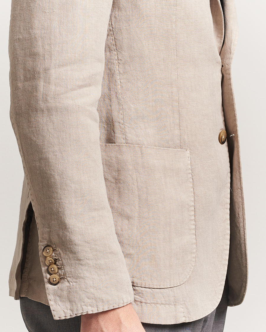 Herre | Dressjakker | L.B.M. 1911 | Jack Regular Fit Linen Blazer Beige