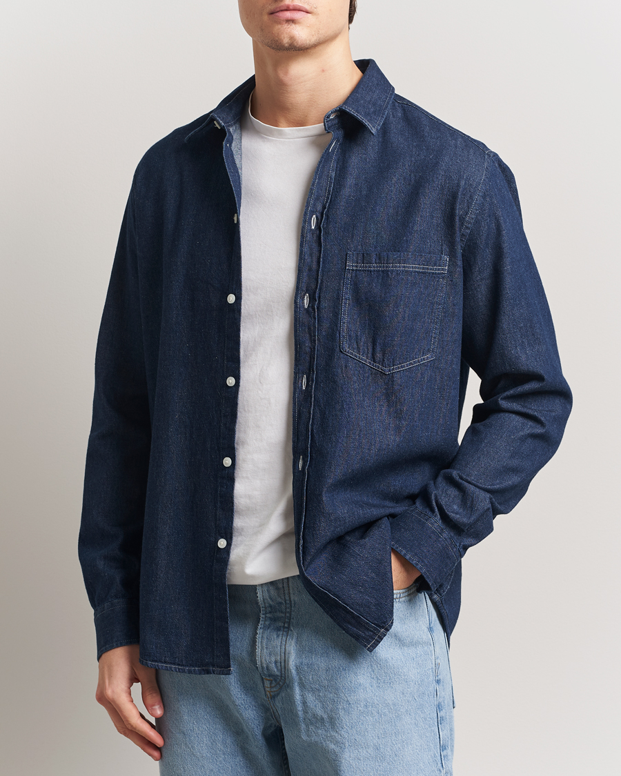 Herre | Skjorter | Samsøe Samsøe | Ryan Chambray Shirt Salute Blue
