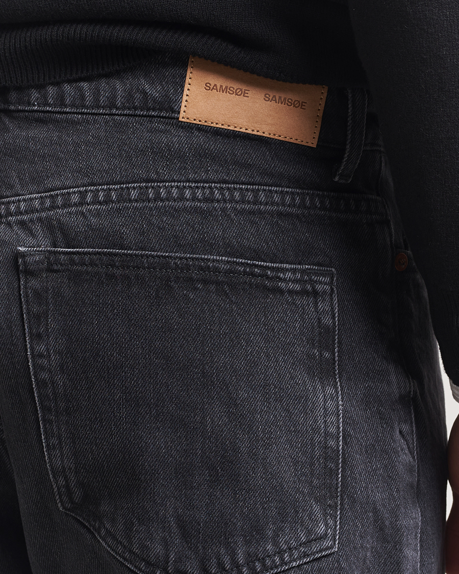 Herre | Jeans | Samsøe Samsøe | Eddie Regular Fit Jeans Black Blizzard