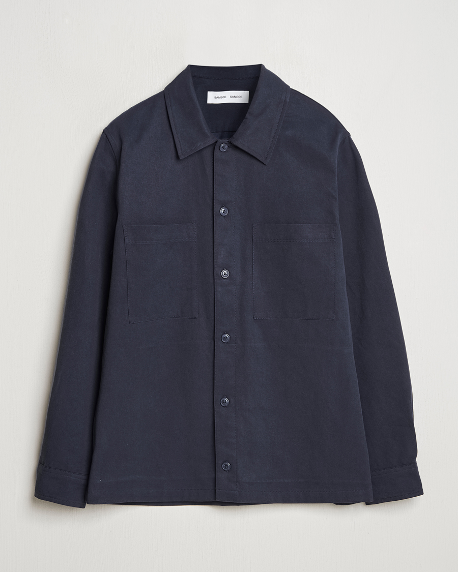 Herre | Skjorter | Samsøe Samsøe | Sataka Overshirt Salute Blue